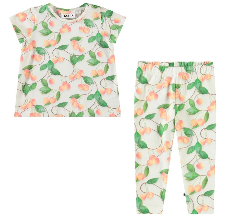 Blusa Y Leggings Sweet Cherries