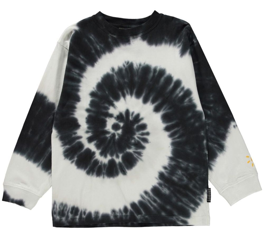 Tshirts Long Sleeves Spiral Dye