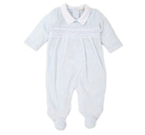 Vel Footie W/Hand SMK C Light Blue