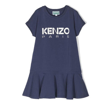 Vestido Azul Logo Kenzo