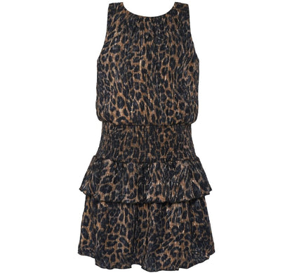Vestido Estampado De Leopardo