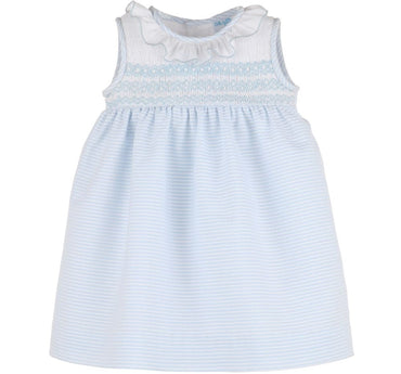 Vestido Stripes Combo Smock