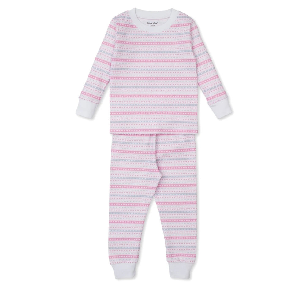 Pajama Set Snug Comp Baby Elephant Hearts Multi