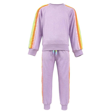 Lavender Rainbow Sequin Set