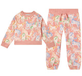 Girl Prairie Horses Tracksuit Pink