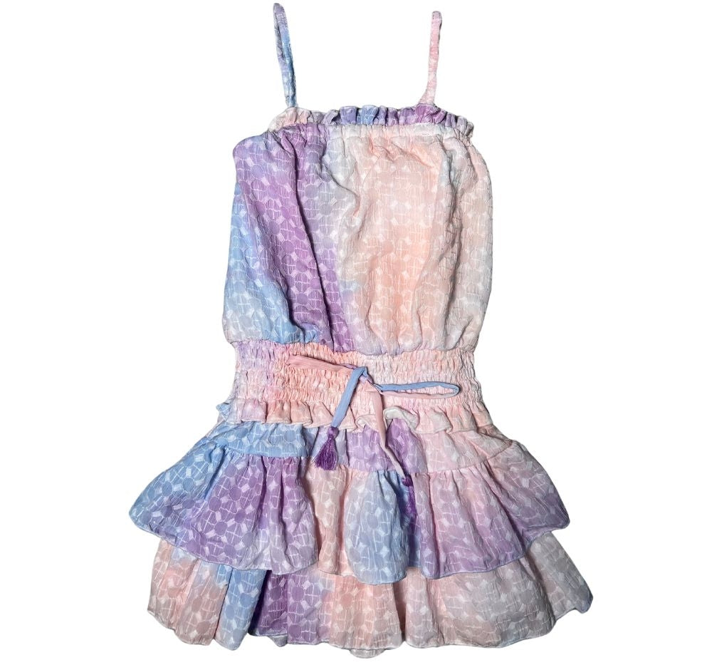 Dress Purple Blue Tye Dye