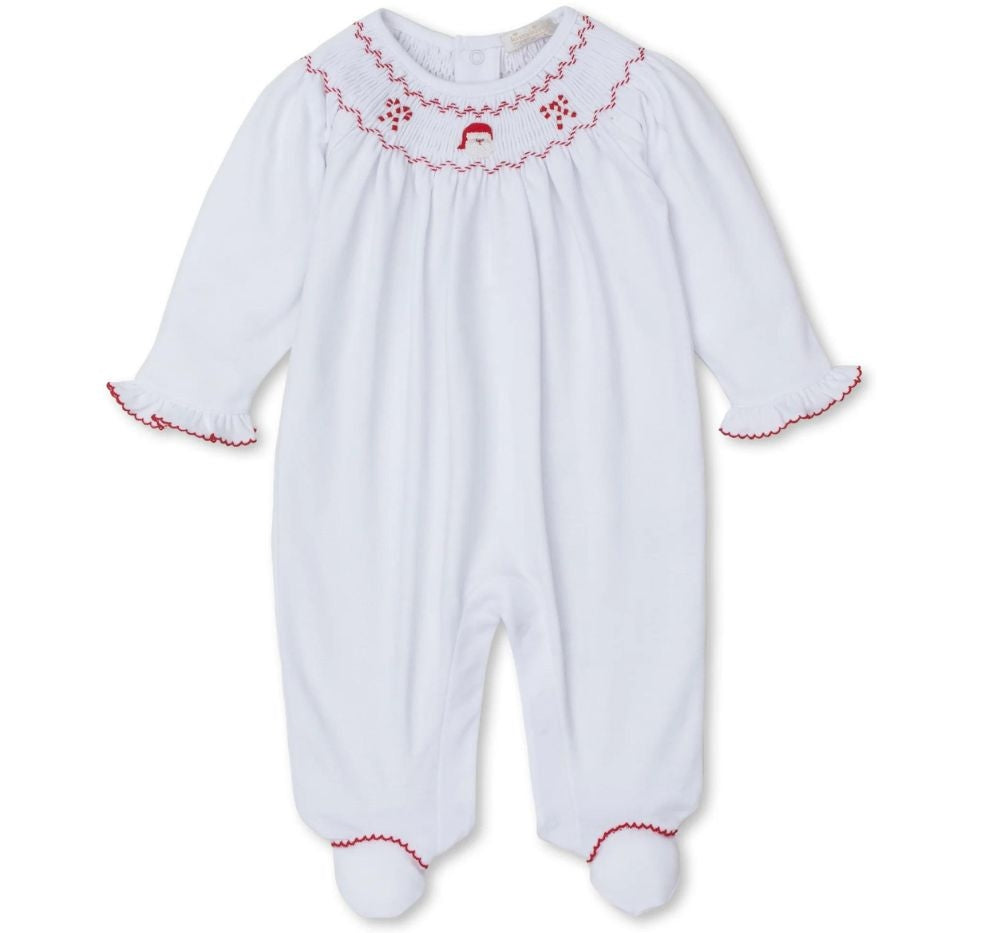 Footie W/Hand SMK White-Red