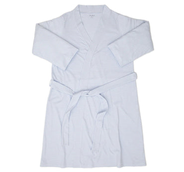 Bata para dormir azul con rayas para adulto -Kissy Kissy