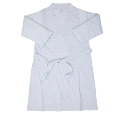 Bata para dormir azul con rayas para adulto -Kissy Kissy