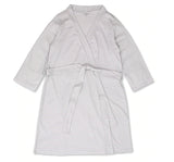 Bata para dormir gris con rayas para adulto -Kissy Kissy