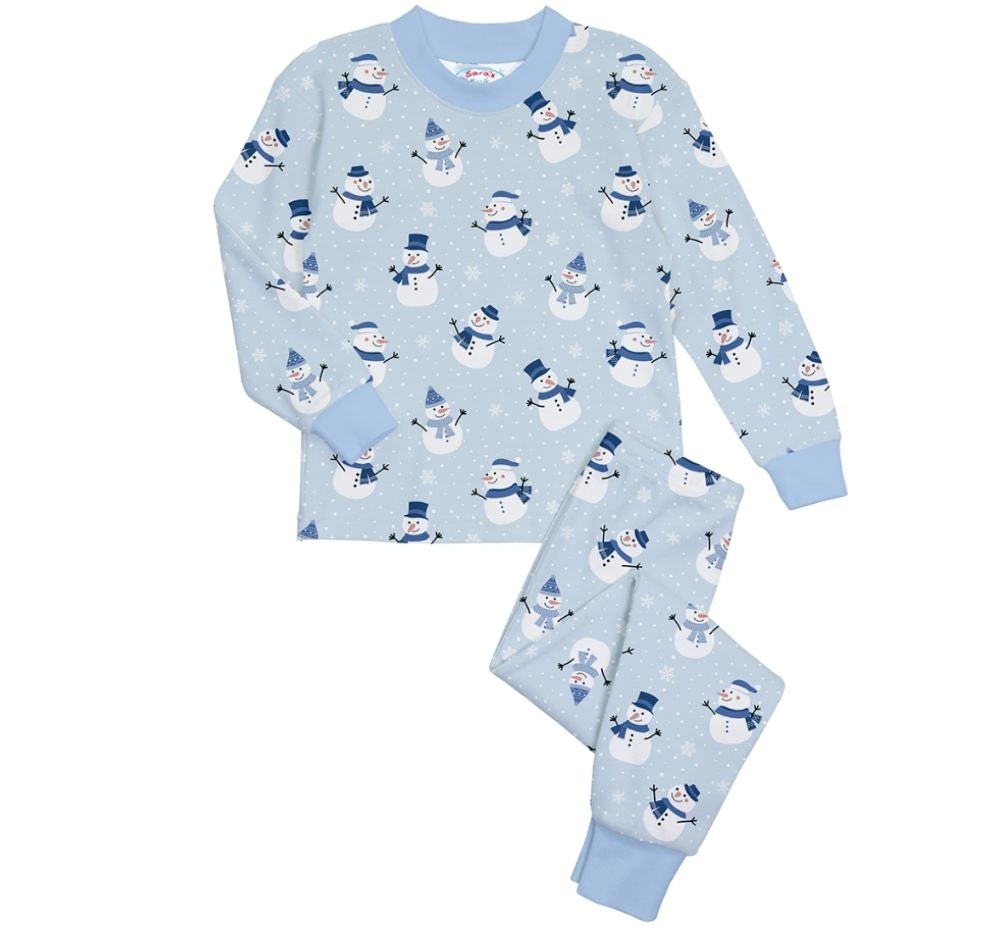 F.R. 2PC Pajamas Gentle Snowman