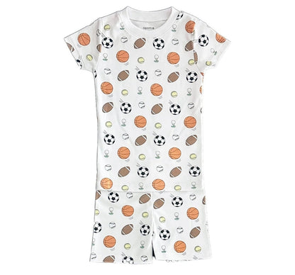 Two Piece PJ SS/Shorts All Sports