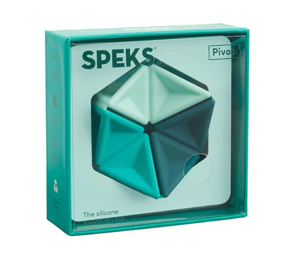 Pivot Silicone Flexagon Teal