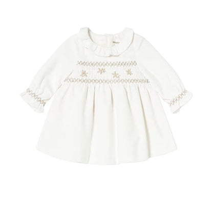 Vestido Terciopelo Crudo