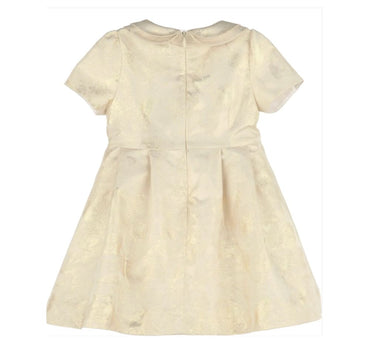 Golden Flowers Dress Gold