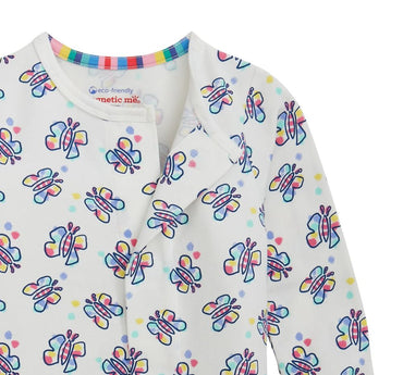 Cloud Stretch Footie Butterfly