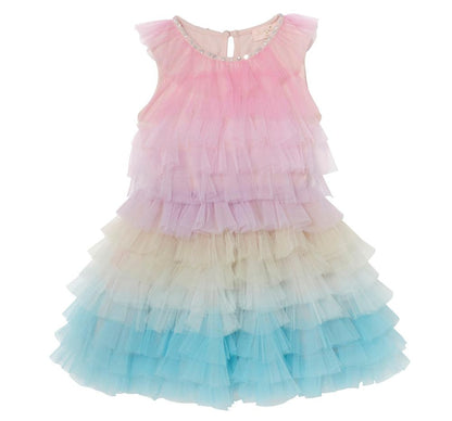 Bebe Rainbow Reverie Tulle Dress