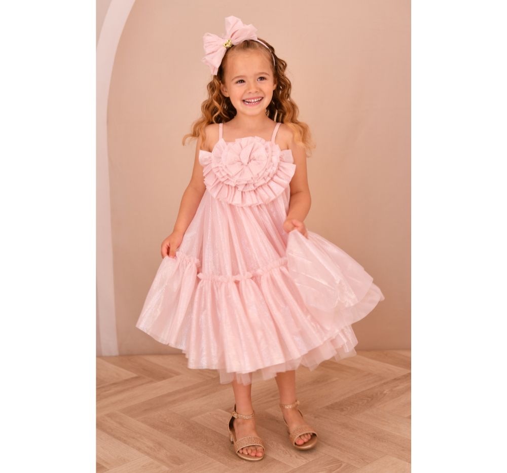 Rosheen Sparkle Tulle Strappy Dress