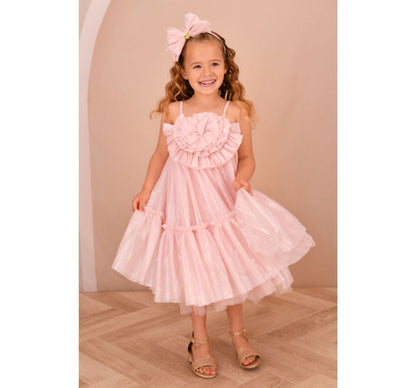 Rosheen Sparkle Tulle Strappy Dress