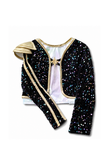 Rock Star Warrior Set with Jacket & Attached Shirt and Skirt