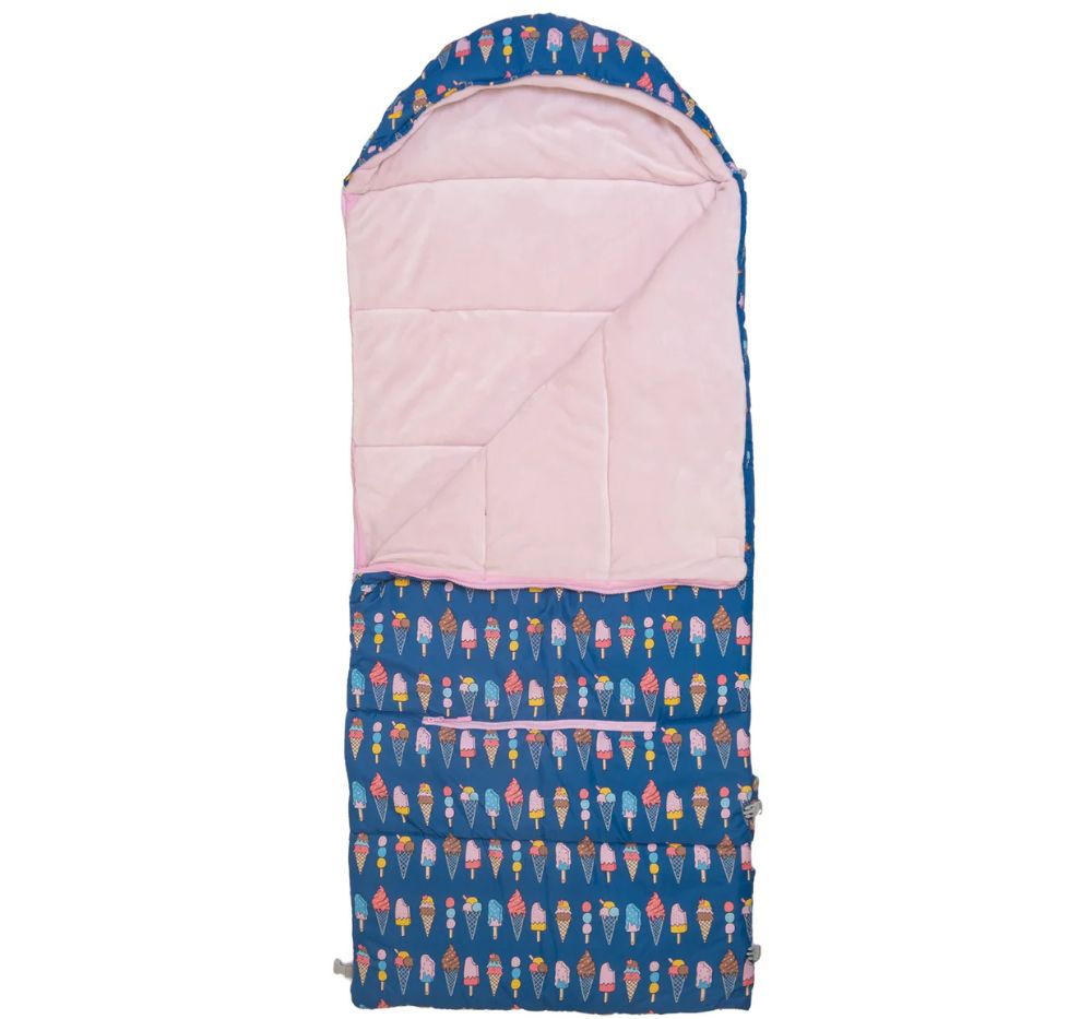 Sleep-N Pack Sherpa Big Kid Ice Cream