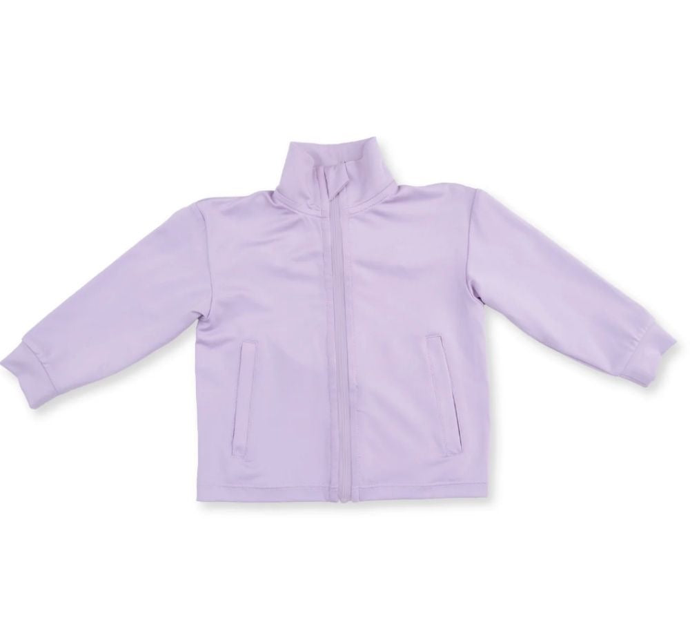 Tiny Tumblers Activewear Lila Mock Neck Active Jacket