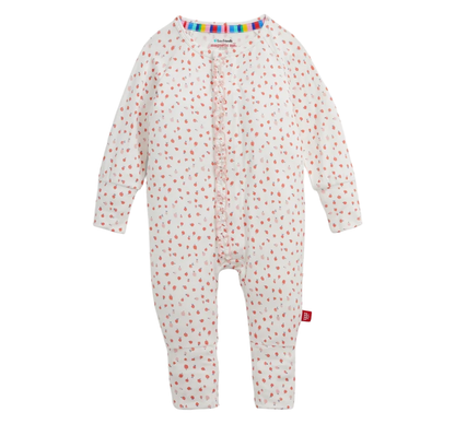 Apple Blossom Ruffle Footie