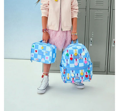 Kane Double Pocket Backpack  Charms Blue