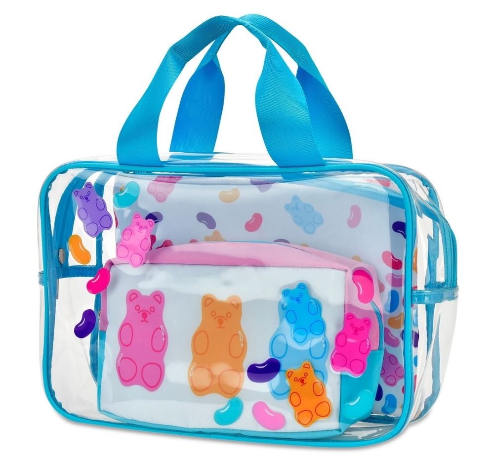 Jelly Bears Cosmetic Bag Trio