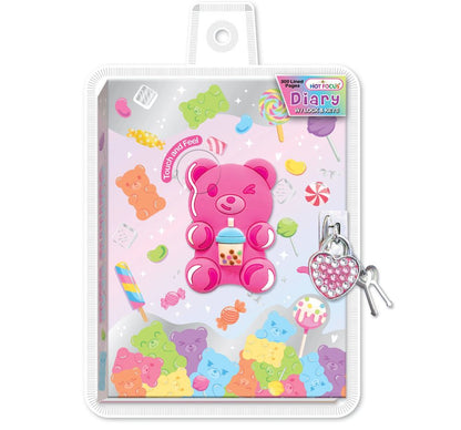 Diary with Lock and Keys Gummy Bear