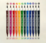 Calligraphy Duo 12 Double-Ended Markers