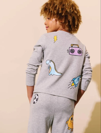 Boys Sticker Joggers Set