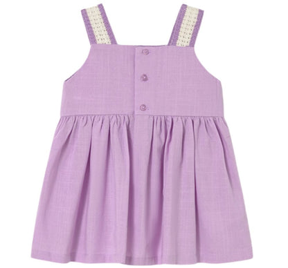 Vestido Combinado Crochet