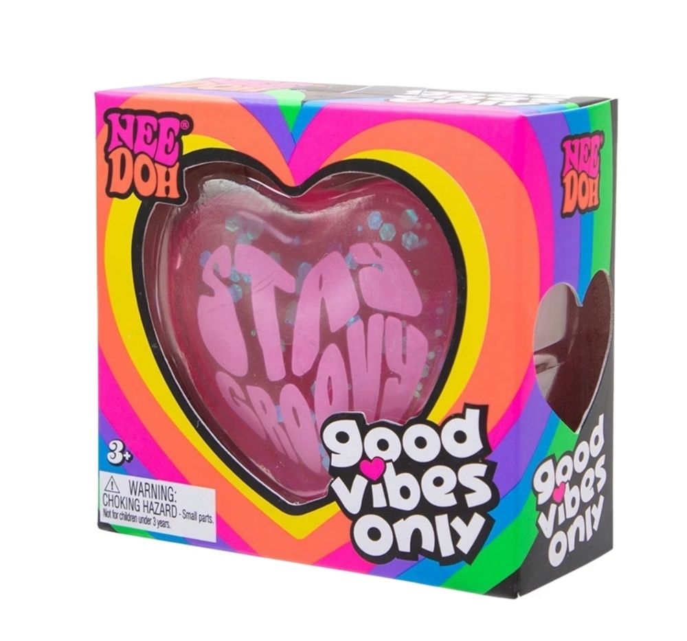 Needoh Good Vibes Only Pink Stay Groovy