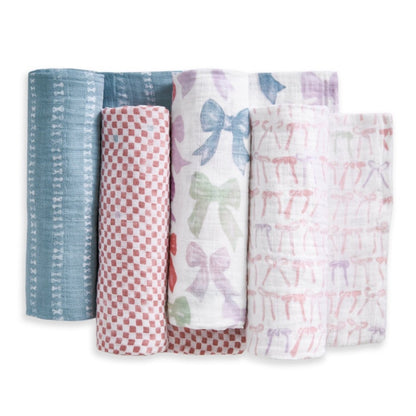 Bow Atelier 4-pack Organic Swaddles