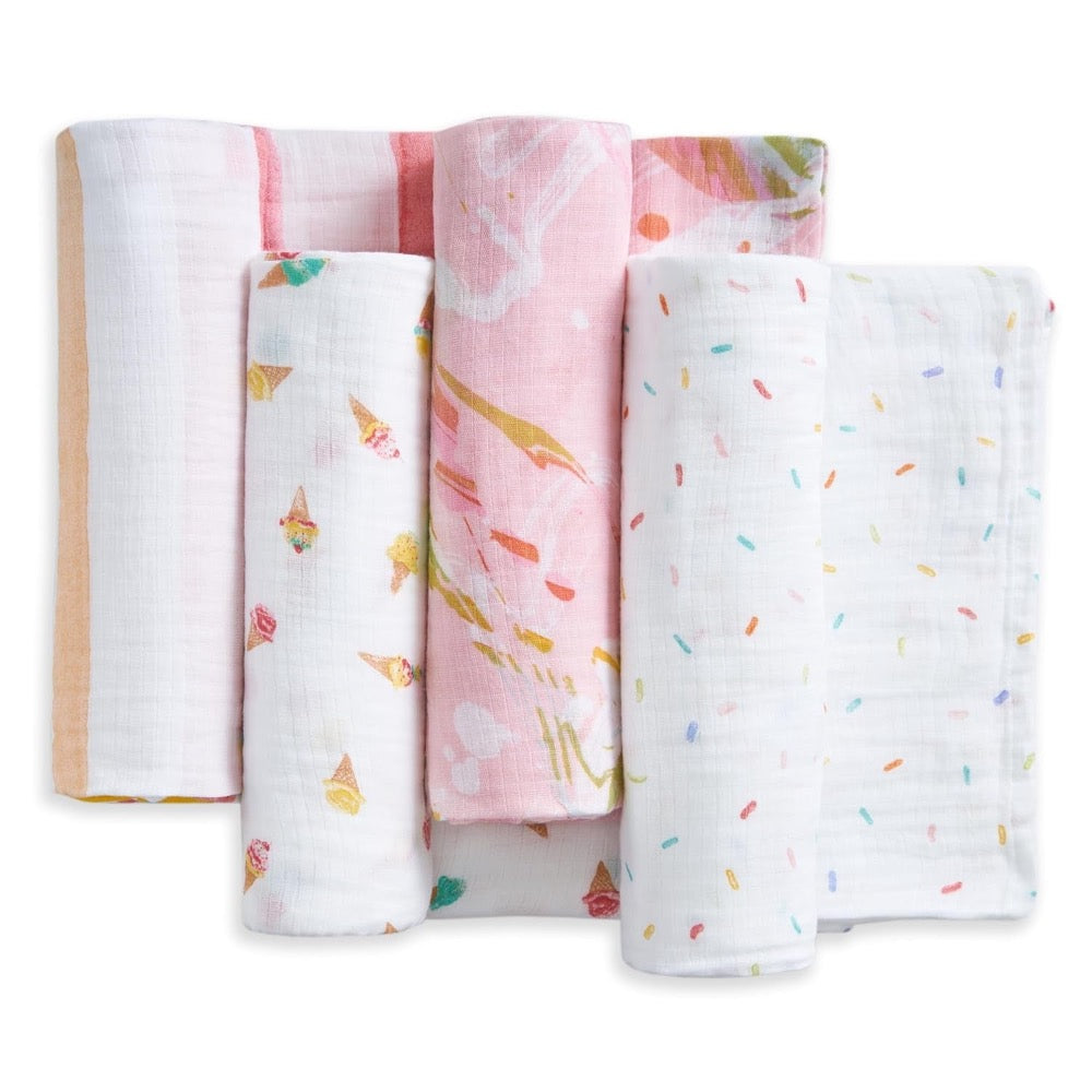 Ice Cream Dreams 4-pack Swaddles Box