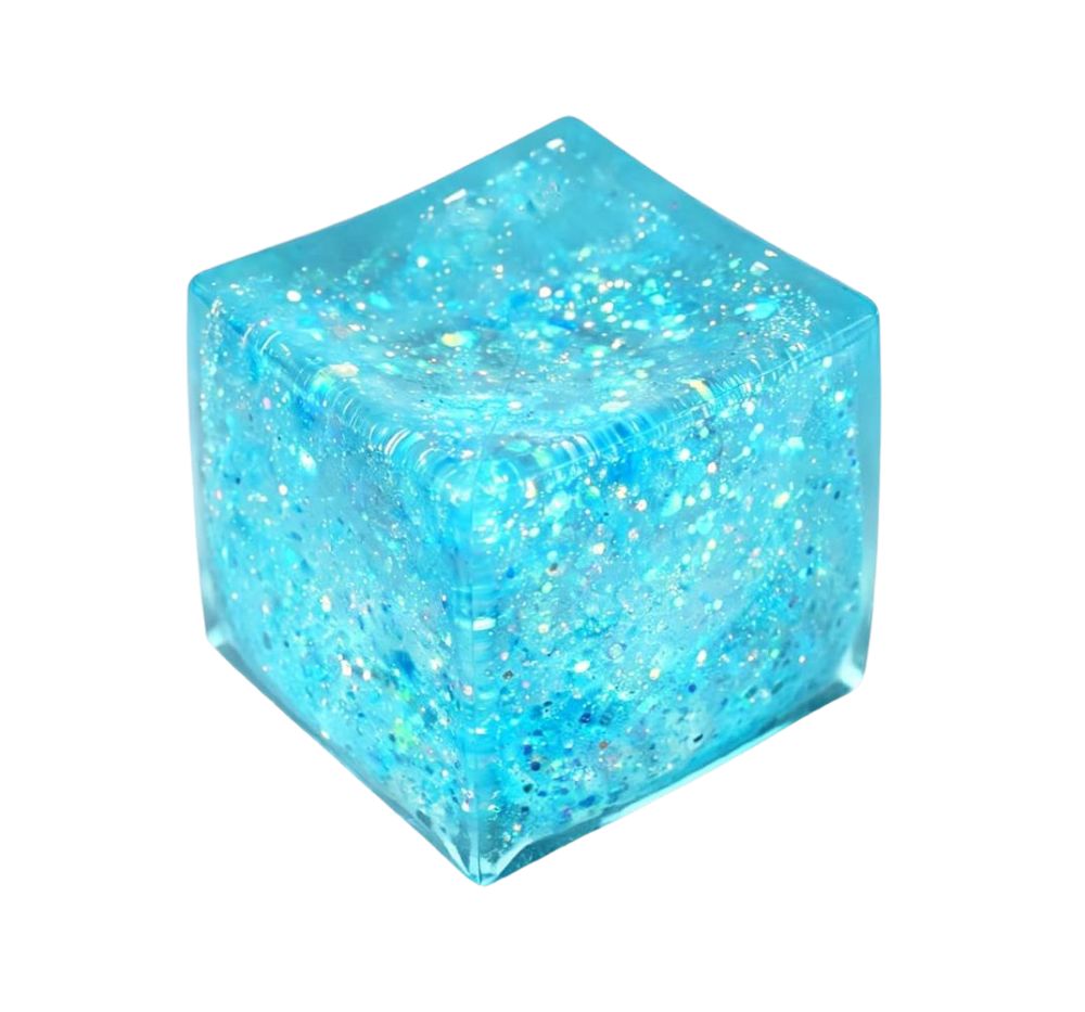 Dough Doughs Sugar Squish Cube Glitter