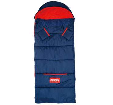 Sleep-N Pack Sherpa Big Kid Nasa Blue