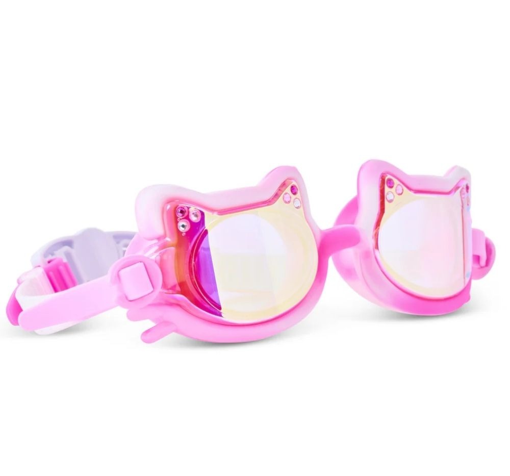 Tie Dye Tabby Swim Goggles Pawberry Milk