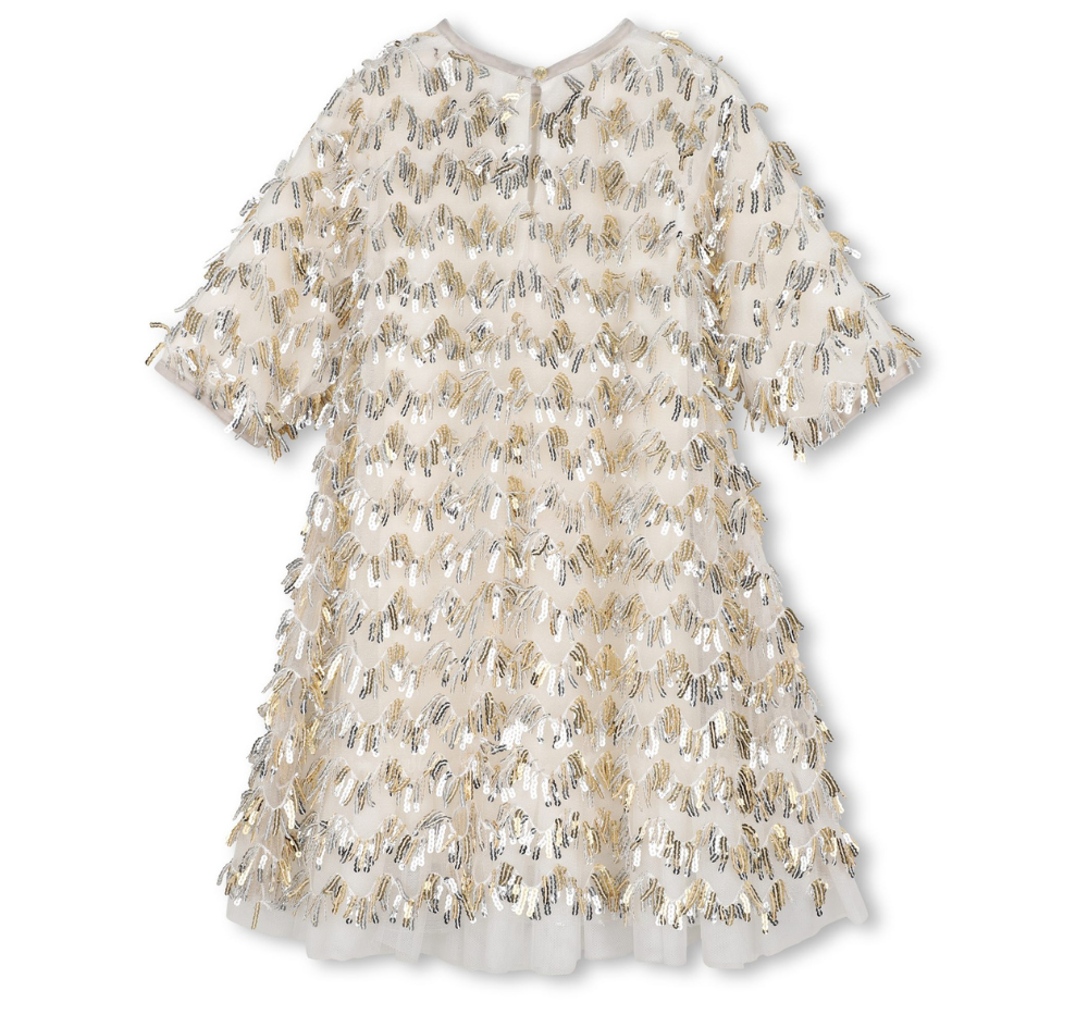 Ceremony Dress Gold Silver