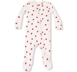 Tiny Apples 2 Way Zipper Footie
