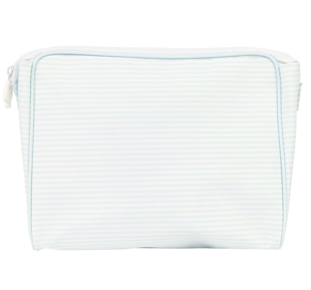 The Go Bag Small Light Blue Stripe