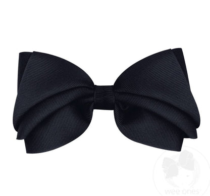 Mini Kng Org/Gg Overly Pleated Black Bow