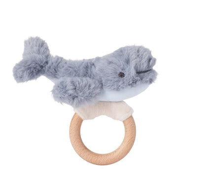 Ring Rattle Plush  Whale