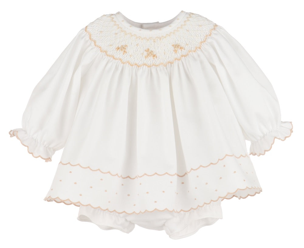 Classic Embroidery Feston Bishop Ivory