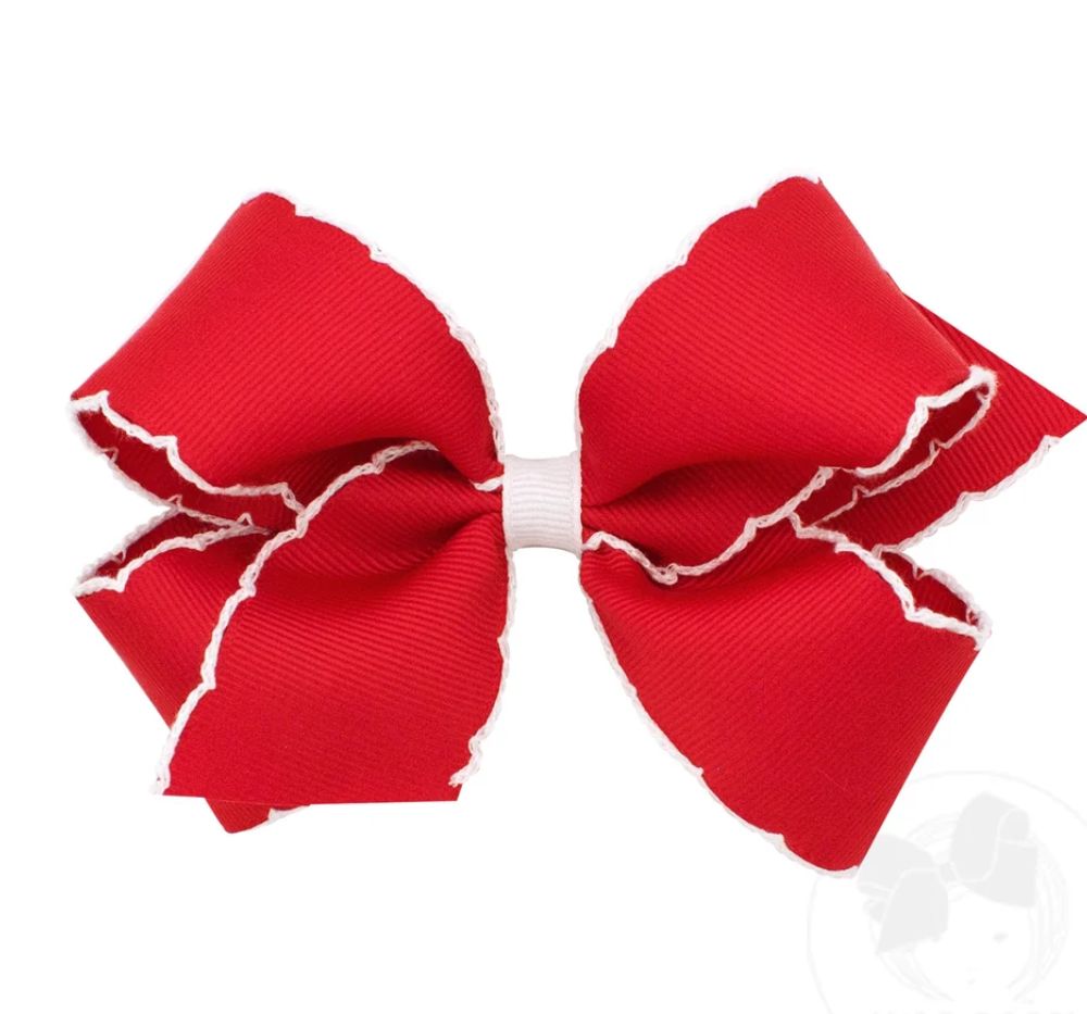 King Moonstich Basic Bow Red White