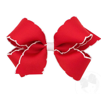 King Moonstich Basic Bow Red White