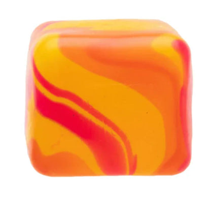 Doughs Sugar Squish Cube Marbelized Orange