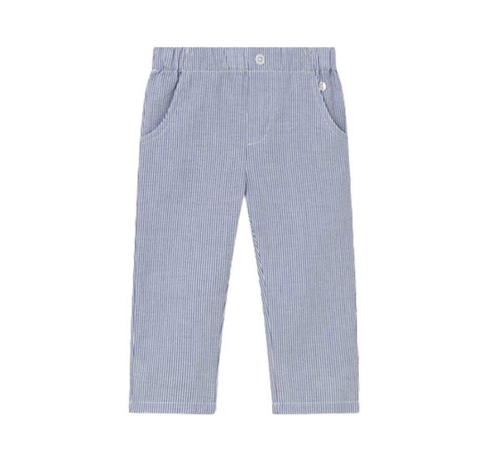 Polo Combinado y Pantalón Seersucker
