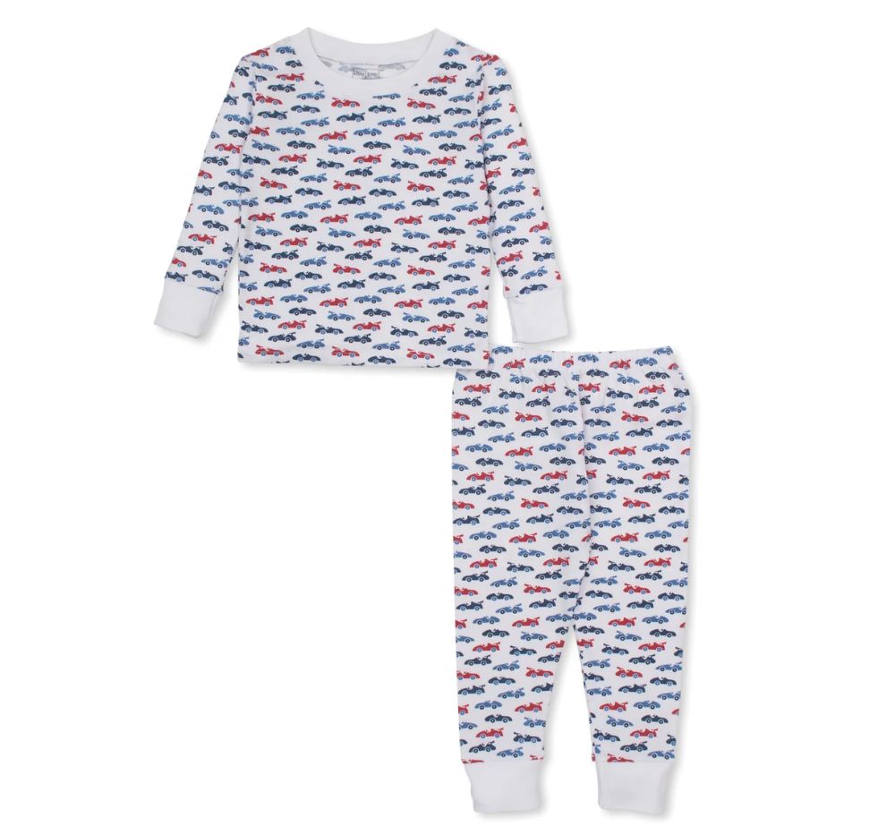 Pajama Set Snug PRT PJs Speedy Racecars